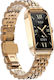 Dora T Amoled Display 1.13 Inches Ip68 Waterproof Women's Smartwatch Supports Health Monitoring Steel Strap Rose Gold