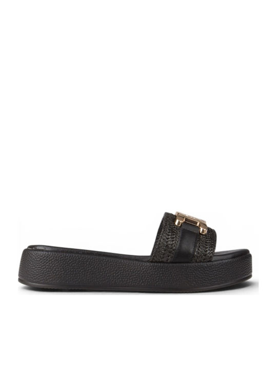 Women's Flat Sandals Flatforms Black
