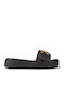 Women's Flat Sandals Flatforms Black