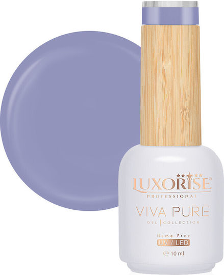 Ojă Pentru Unghii Cu Gel Hema Free Viva Pure Luxorise Lila Cenușiu 10ml