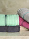 Kipper Kipper Face Towel Cagliar 50x90cm Dark Grey Weight 500gsm