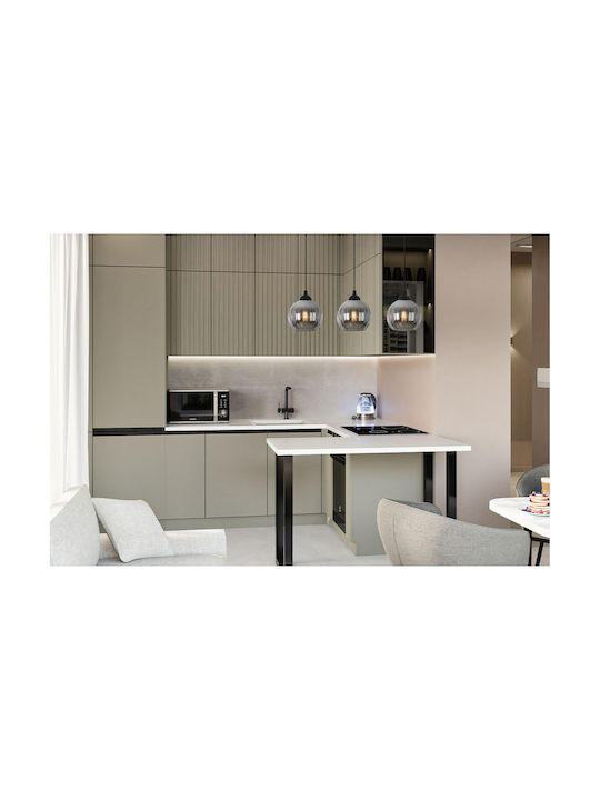 Light Home Висящо Осветително Тяло Черно с Цокъл E27