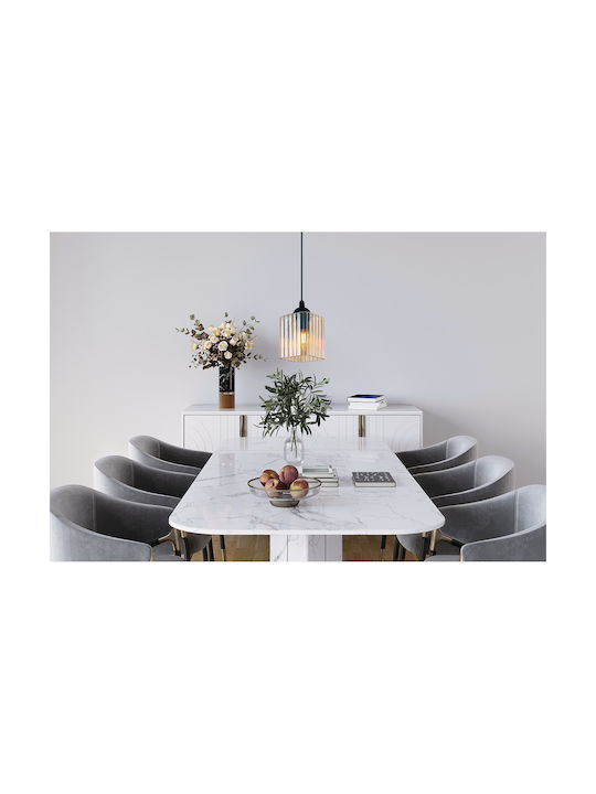 Light Home Candelabru Suspendat Negru cu Soclu E27