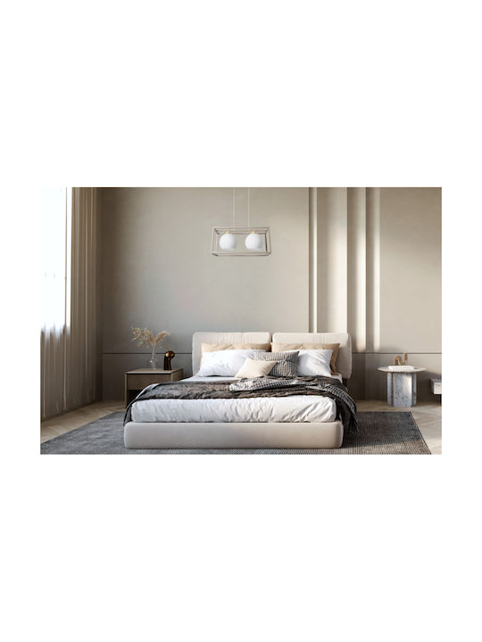 Light Home Висящо Осветително Тяло Златисто с Цокъл E27