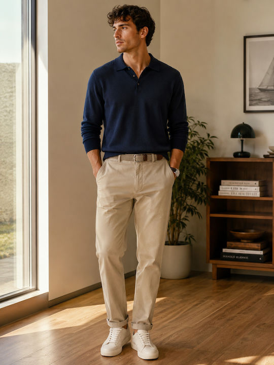 Koyote Pantaloni Chino Ecru