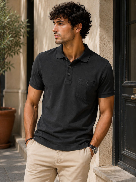 Sabart Polo Black Blouse