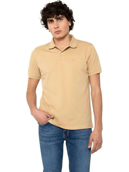 The Bostonians Polo Bluză Cu Mânecă Scurtă Bej