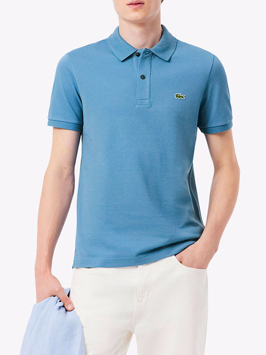 Lacoste Polo Bluză Cu Mânecă Scurtă Steelblue
