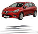 Molduri Laterale Uși Oțel Inoxidabil Crom Renault Clio 4 Estate 2012
