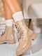 Women's Ankle Boots Khaki