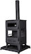 Marla-Rekor Cast Iron Wood Stove Gray