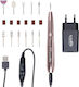 Luxorise Toc Unghii Electric Auriu