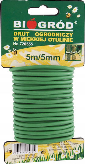 Sârmă De Grădină Verde Moale Acoperită Pentru Plante 5m X 5mm Sârmă De Grădină Verde Moale Acoperită Pentru Plante 5m X 5mm