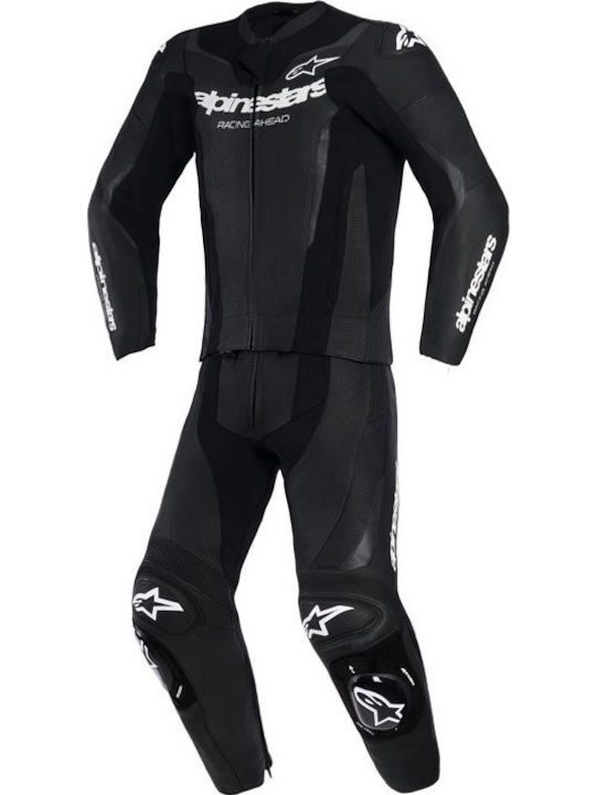 Alpinestars GP Force V2 Мъжки Кожен Костюм За Мотоциклетист Черен