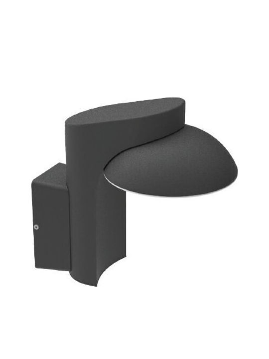 Inlight Wall-Mounted Outdoor LED Light 7W with Adjustable White Light 13x13cm