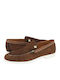 Suede Herren Mokassins in Tabac Braun Stilart