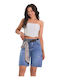 Women's Jean Bermuda Blue