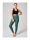 Damen Leggings Hohe Taille Grünes