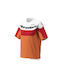 Herren Kurze Ärmel Fahrradtrikot Mountain Bike Orange