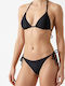 Set Bikini Metallic Black