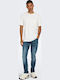 Trousers in Slim Fit Blue