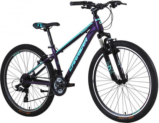 Carrera 26" 2026 Türkises Mountainbike mit Geschwindigkeiten