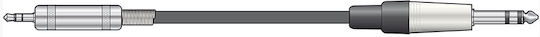 Chord Cable 6.3mm male - 3.5mm male 0.75m S6-3J075
