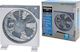 DictroLux Επιτραπέζιος Ανεμιστήρας 40W Διαμέτρου 33cm Λευκός