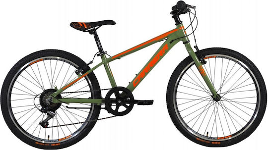 Carrera 24" Παιδικό Mountain Bike με Σκελετό Αλουμινίου (2026) Πορτοκαλί