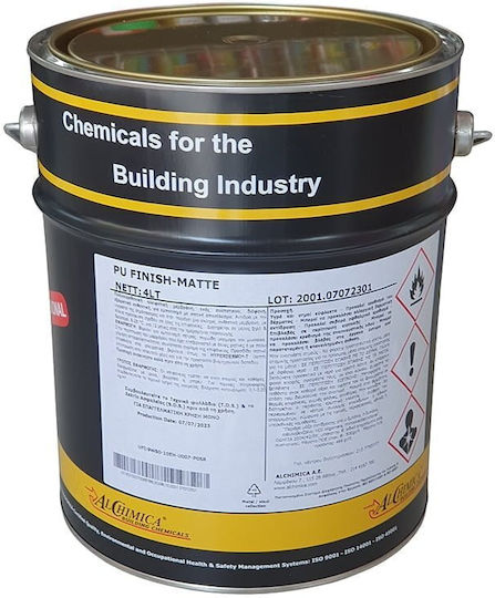 Alchimica Elastomeric Brushable Polyurethane Waterproofing 4lt Transparent