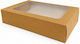 Kraft Pastry Shop Box Kraft 38x26x8.7cm