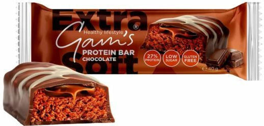 Gam's Bară Proteică cu Aromă de Ciocolată 40gr