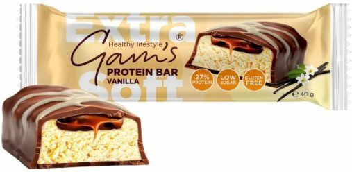 Gam's Bară Proteică cu Aromă de Vanilie 40g