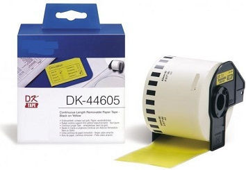 Label Maker Tape 30.48m x 62mm In Yellow Colour
