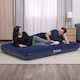 Aufblasbare Camping-Luftmatratze Doppel 191x137x22cm Blau