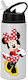Бутилка Mickey Mouse 600 мл Бяла Черна Капачка