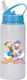 Kinder Trinkflasche Mickey Mouse 600ml Weiß Blau Deckel