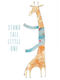 Παιδική Αφίσα Little Giraffe 50x40εκ.