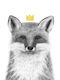 Παιδική Αφίσα Queen Fox 50x40εκ.