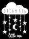 Παιδική Αφίσα Με Συννεφάκι Dream Big 50x40εκ.