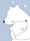 Παιδική Αφίσα Loving Bears 50x40εκ.