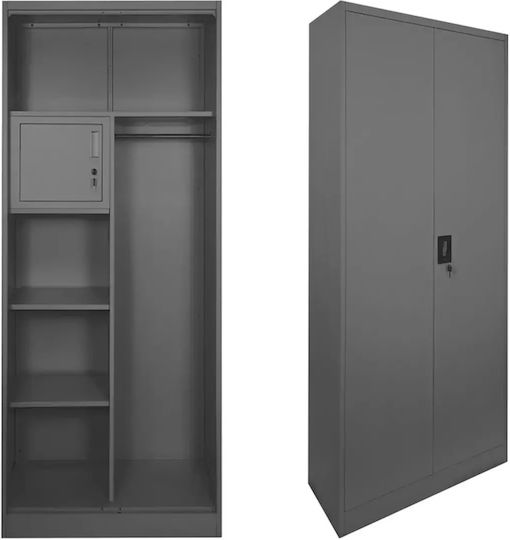 Doppelflügeliger Zogi Metallischer Außenschrank 70x40x180cm Doppelflügeliger Zogi Metallischer Außenschrank 70x40x180cm