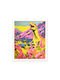 Midcentury T-rex Riso Print Poster 30x25cm By Ohh Deer Ohh Deer