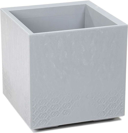 HowHomely Concrete Gray Flower Pot 40x40cm