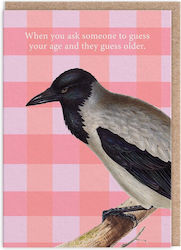 They Guess Older Greeting Card Ευχετήρια Κάρτα By Natural History Museum Ohh Deer