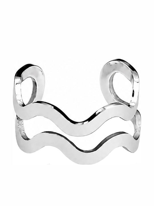 Theodora's Jewellery Σκουλαρίκια Cuff από Ατσάλι