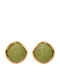 Awear Earrings Made of Resin Khaki