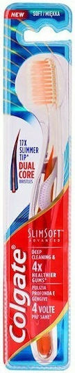 Colgate Slimsoft Advanced Manual Toothbrush Soft Orange