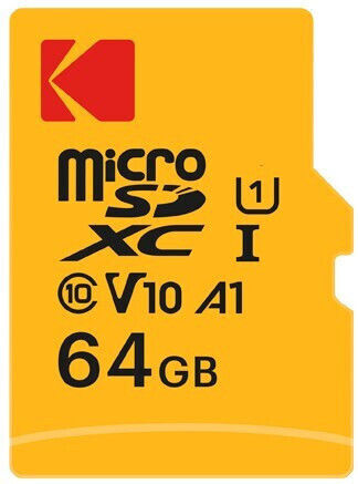 SDHC 64GB U1 V10 UHS-I 90MB/s mit Adapter