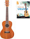 Nakas Music Cordoba 15cm Concert Ukulele Mahogany Μέθοδο Εκμάθησης